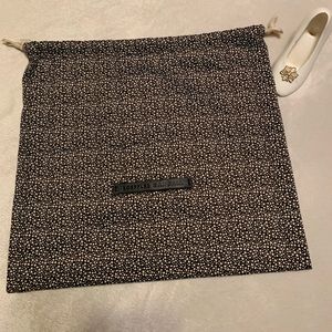 LOEFFLER RANDALL brown mid sized drawstring dust bag VVGUC++